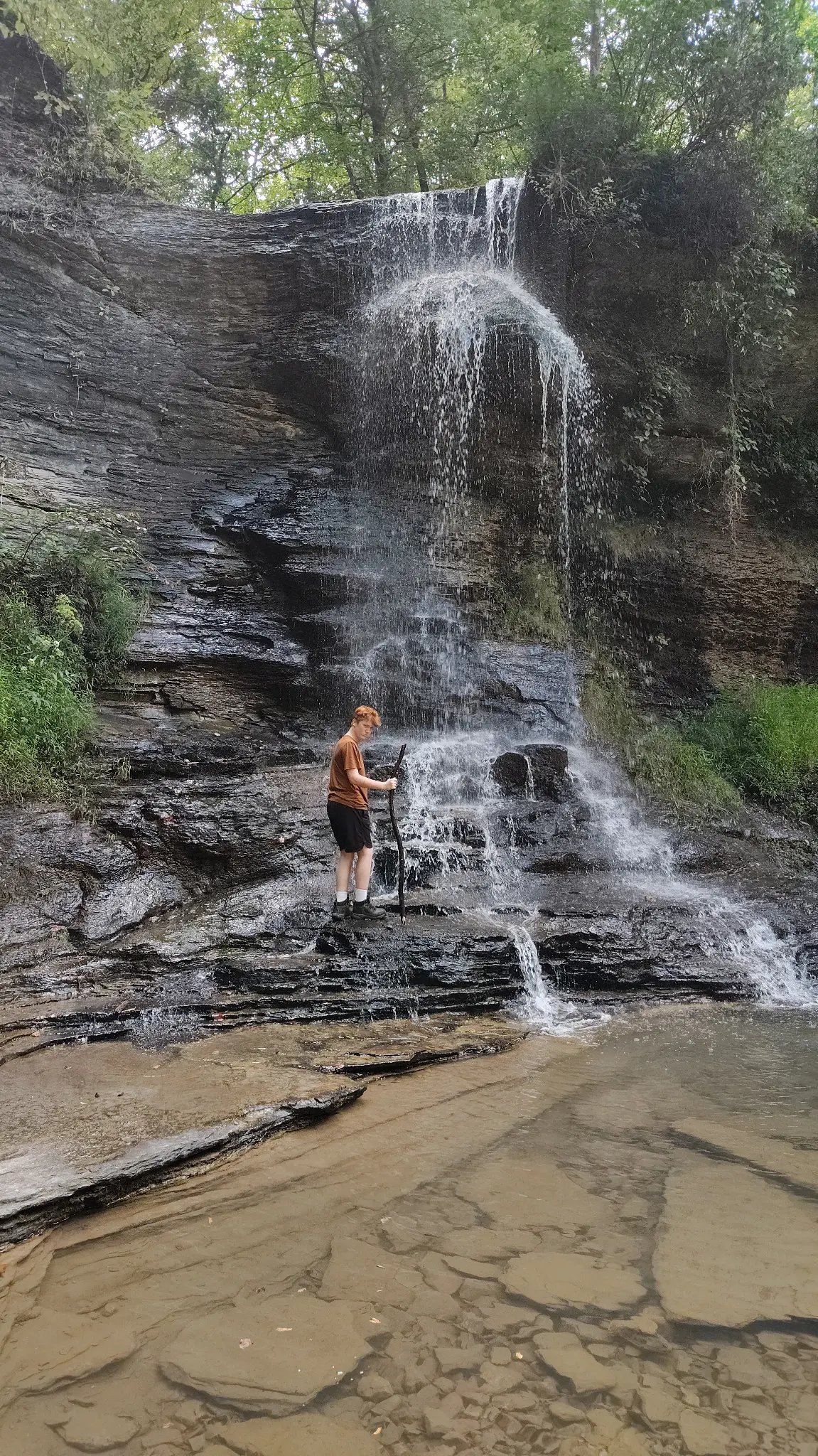 Rainbow Falls in Summer