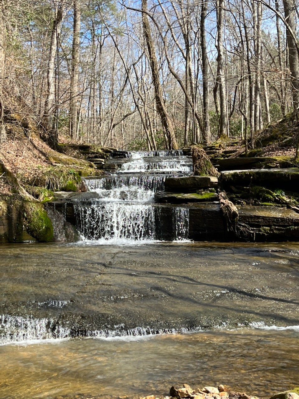 Rainbow Falls in Winter