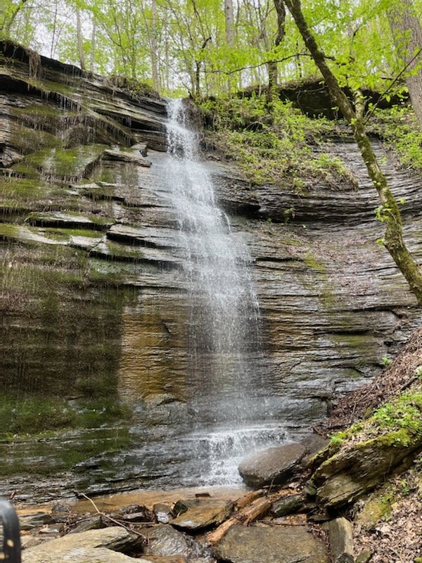 Rainbow Falls in Spring